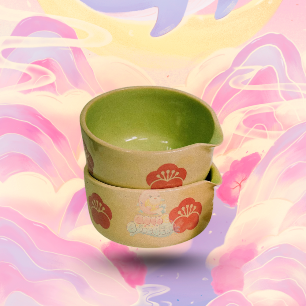 Ghibli Studio Katakuchi Chawan and Chasen-tate