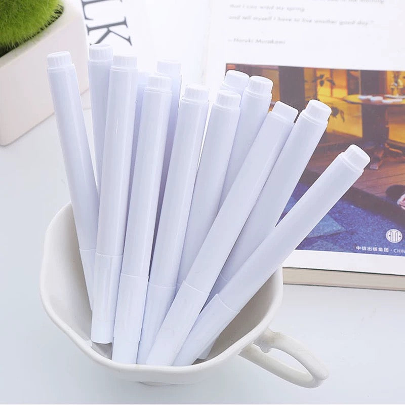 White Pen Color for Mirror Surface