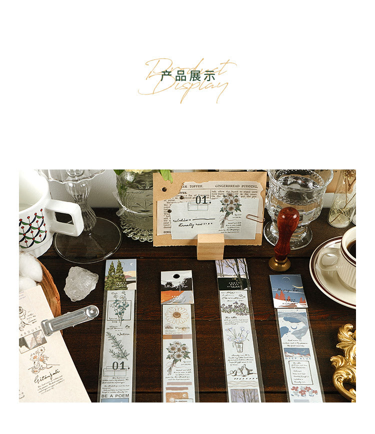 Series Japanese Paper Long Tape Collection - Notebook Decoration, Materrial Film