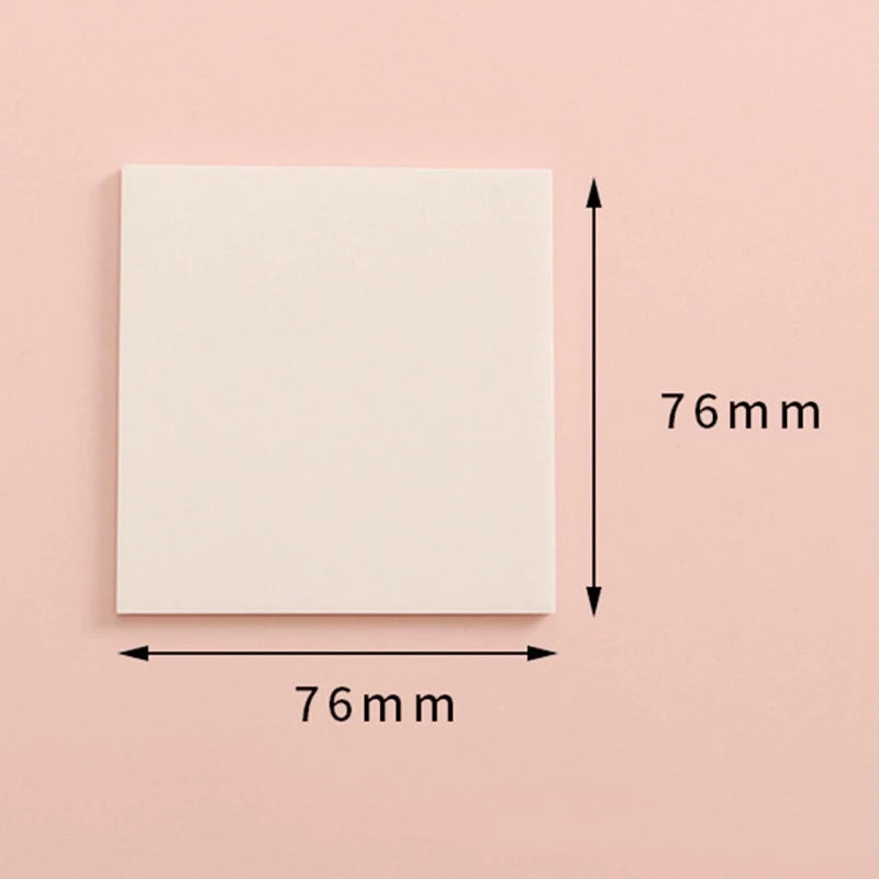 Set of 50 Sheets of Transparent Note Paper