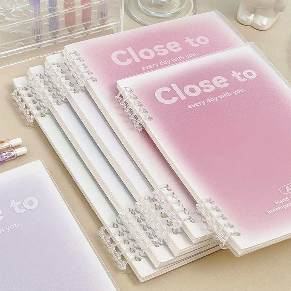 A5/ B5 Size Notebook/ Notepad Leaf Pattern Gradient Color Fashion Convenient