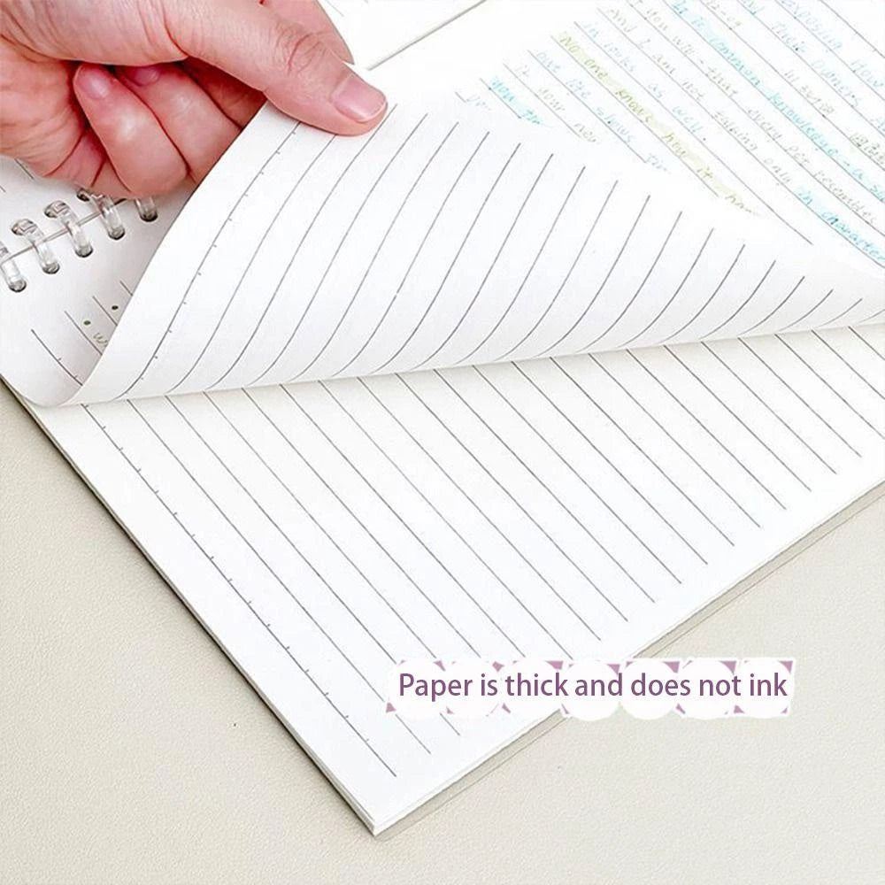 A5/ B5 Size Notebook/ Notepad Leaf Pattern Gradient Color Fashion Convenient