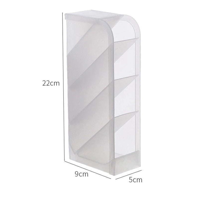 Transparent Matte Pen Holder Multifunctional Stationery Storage Box