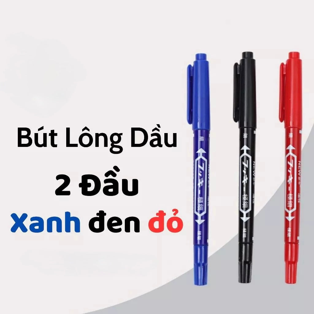 2 Types of Small/ Large Oil-based Markers, Non-smudging Ink Maker