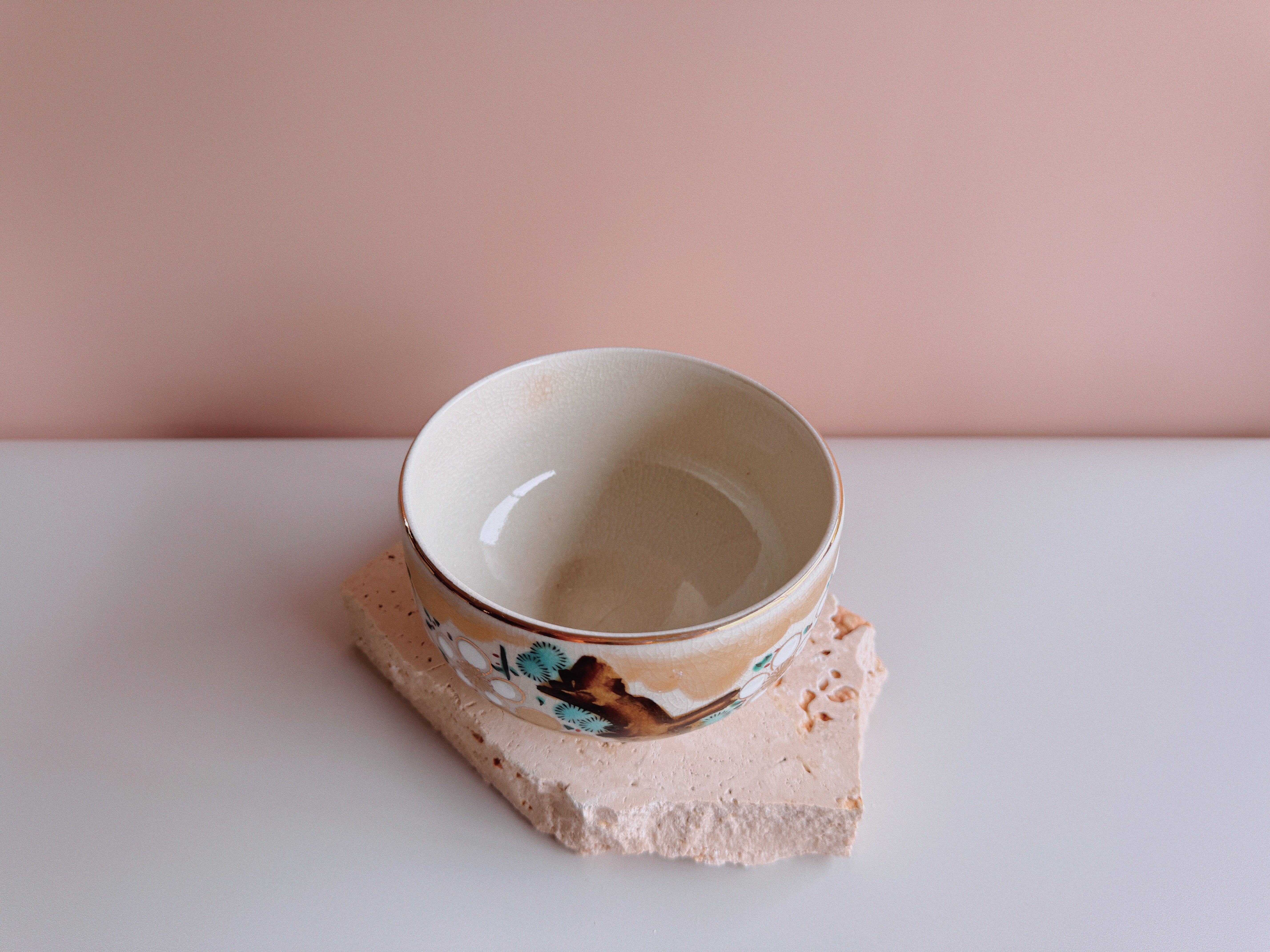 White Flower Chawan