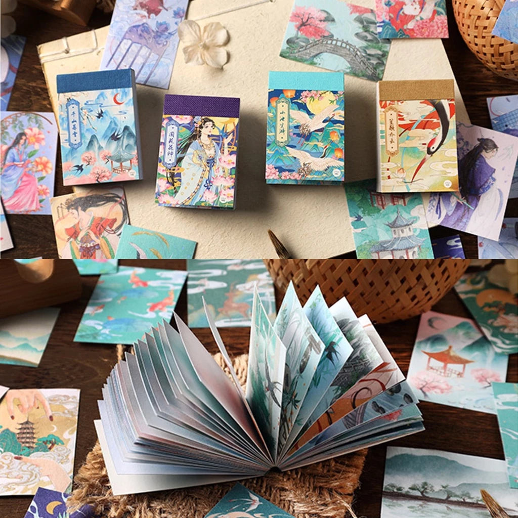 Set of 50pcs Ancient Style Stickers