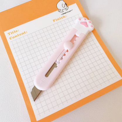 High Quality Cute Cat Paw Shaped Mini Paper Cutter