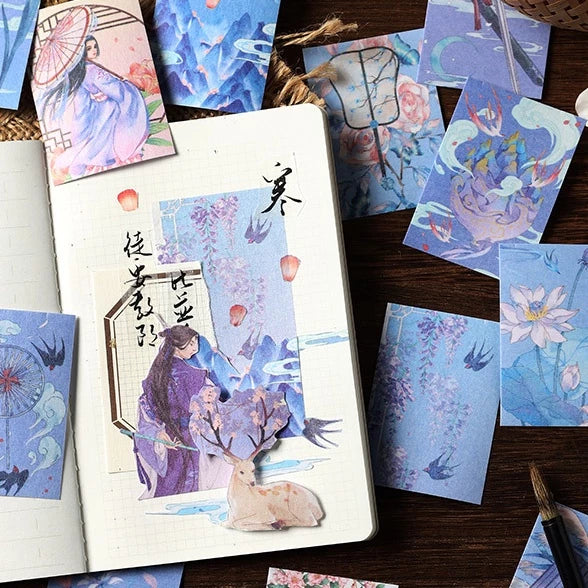 Set of 50pcs Ancient Style Stickers