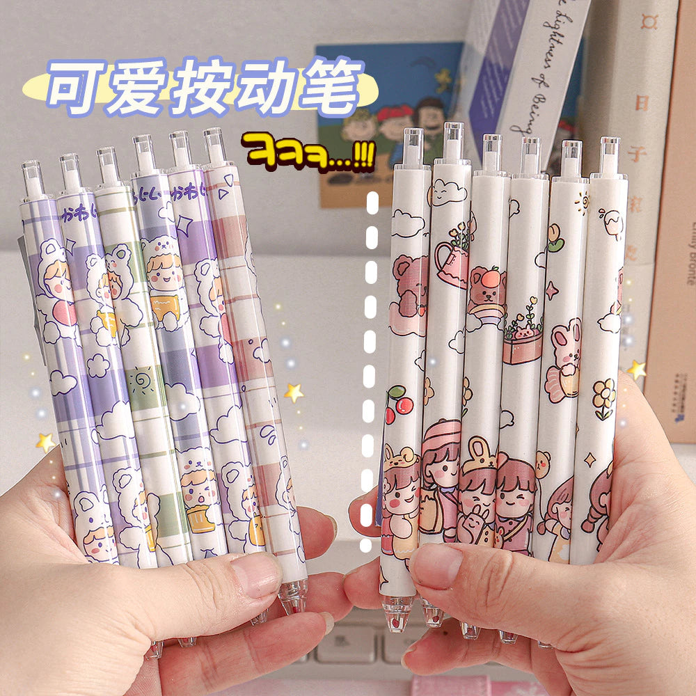 Unboxing Metallic Paper Cutter Pen, Many Cute Sticker Designs