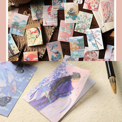 Set of 50pcs Ancient Style Stickers