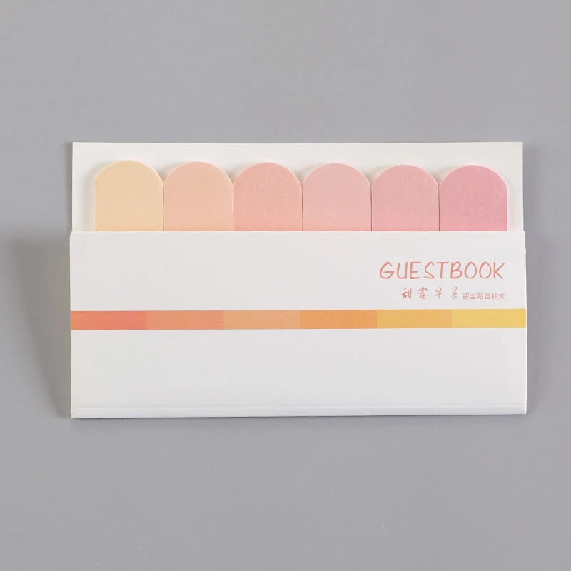 Guestbook Note Paper, Cute Pastel Color Note Paper