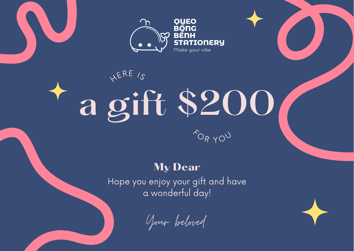 Queo Bồng Bềnh Gift Card