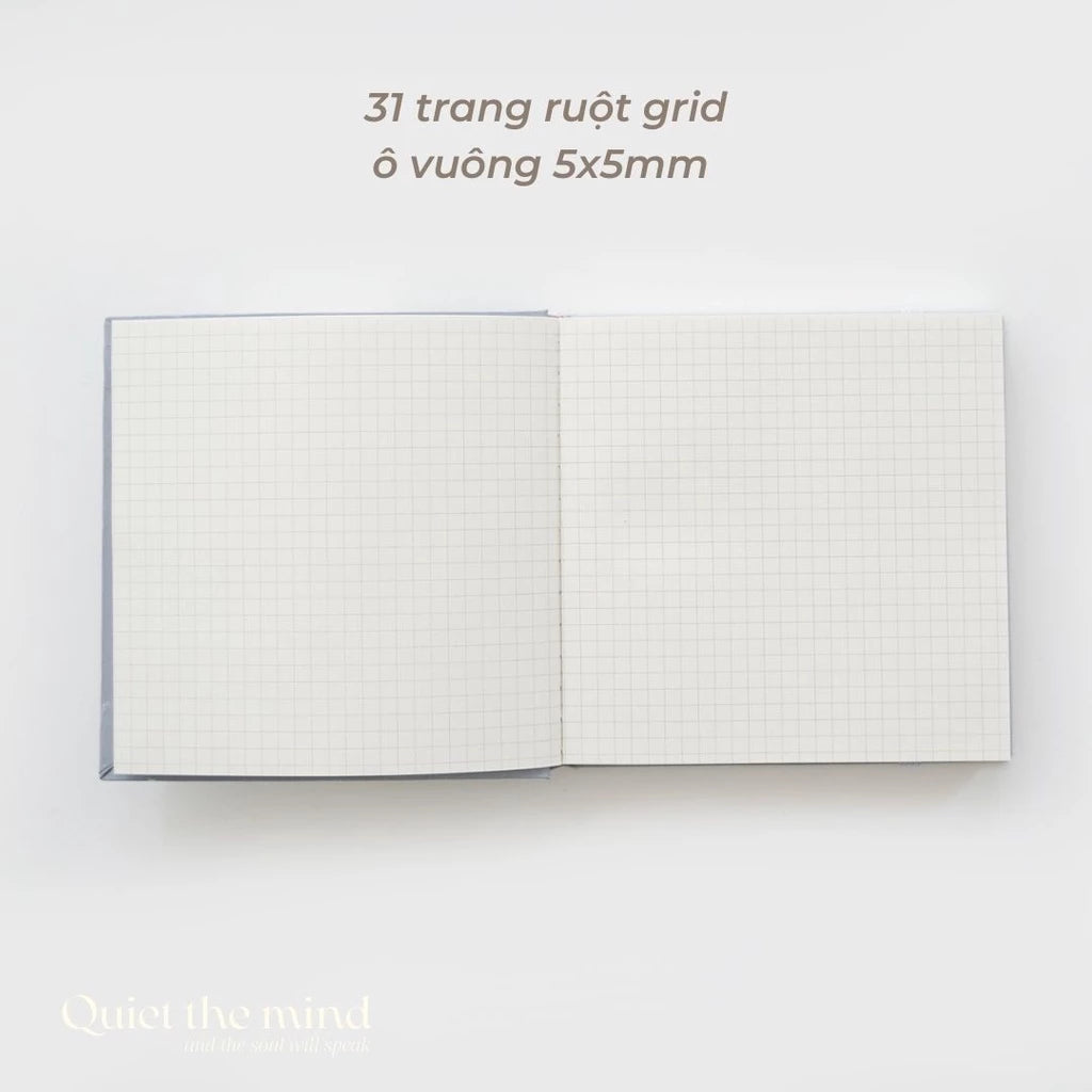 Square Grid Notebook 130gsm 144 Pages - Purple