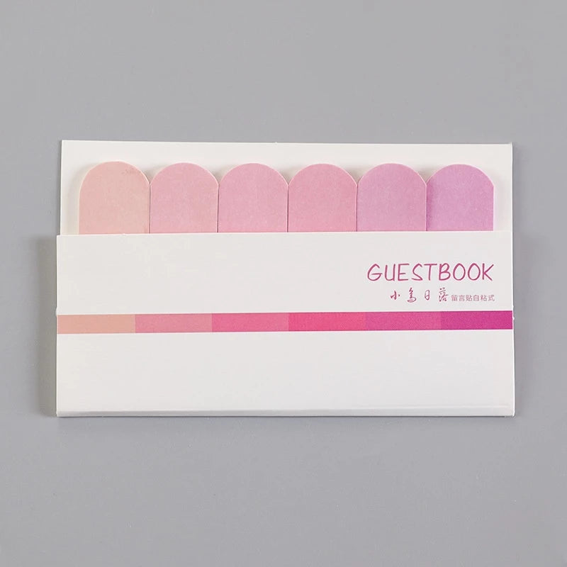 Guestbook Note Paper, Cute Pastel Color Note Paper