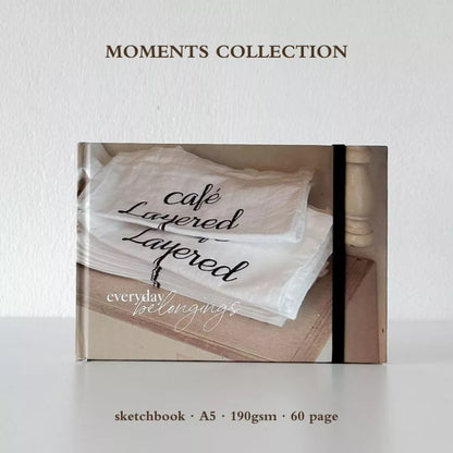 Sketchbook A5 Landscape 190gsm Moments Collection