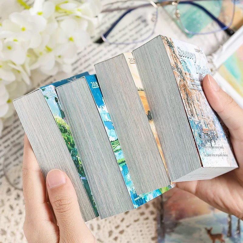 Set of Four Seasons Classic Miniature DIY Creative Book Materials - 200pcs/ pack