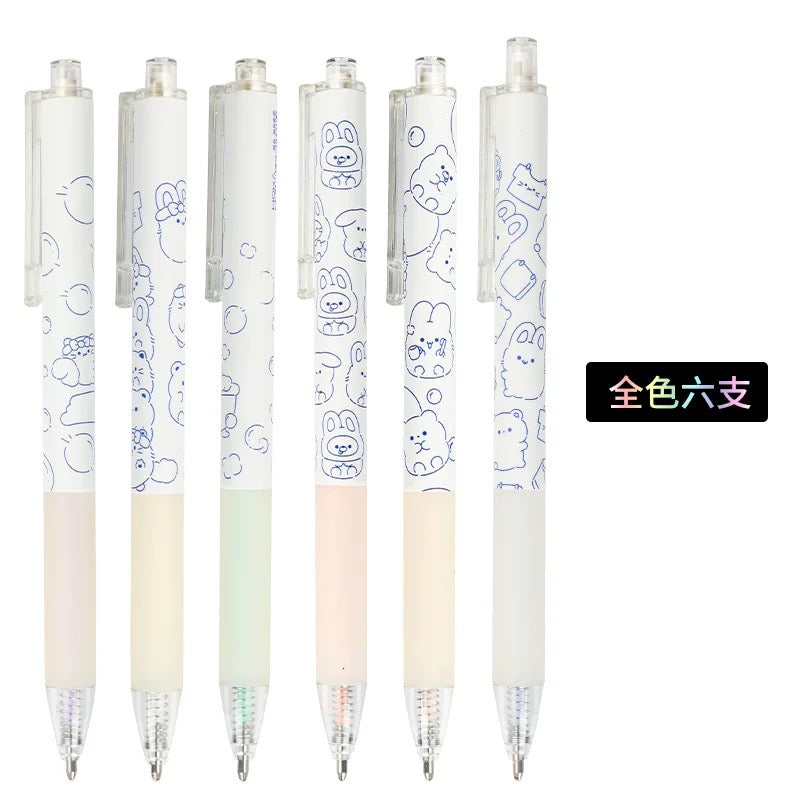 Quick Drying Glue Pen with Many Cute Designs, Double-Sided Sticky Milk - Random Selection