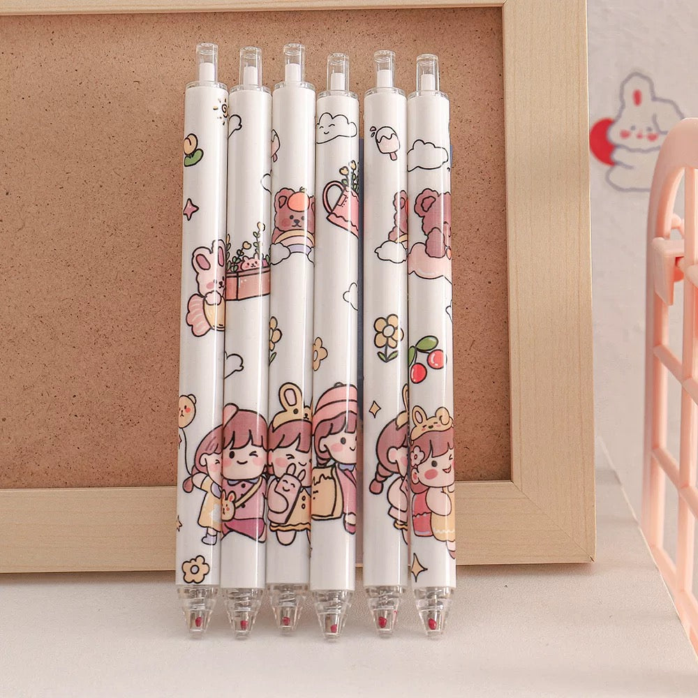 Quick Drying Glue Pen with Many Cute Designs, Double-Sided Sticky Milk - Random Selection