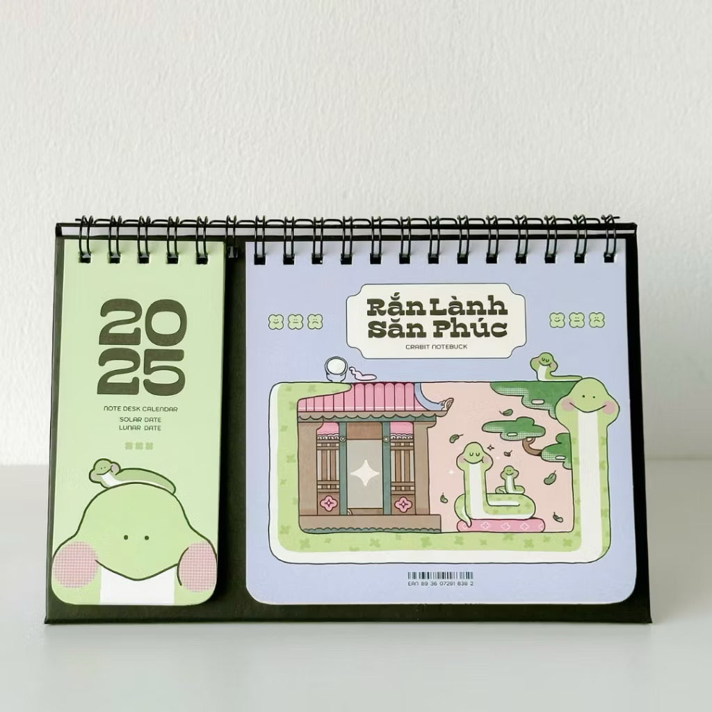 [Pre-order] 2025 Desk Calendar with Notes and Lunar Calendar Snake Hunting