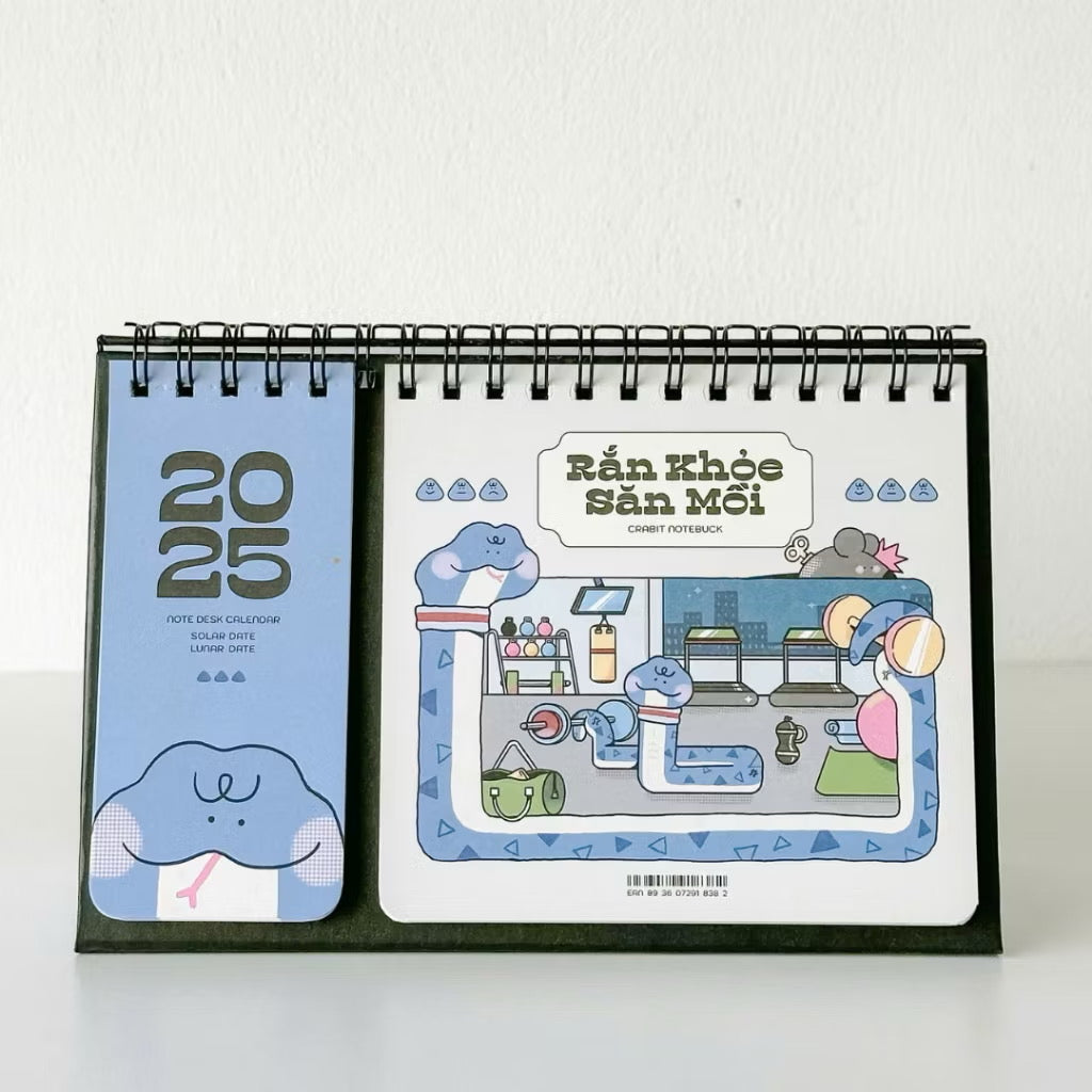 [Pre-order] 2025 Desk Calendar with Notes and Lunar Calendar Snake Hunting
