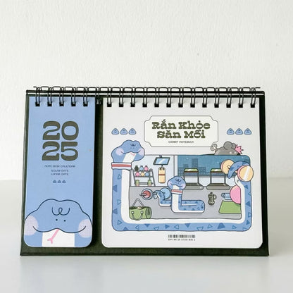 [Pre-order] 2025 Desk Calendar with Notes and Lunar Calendar Snake Hunting