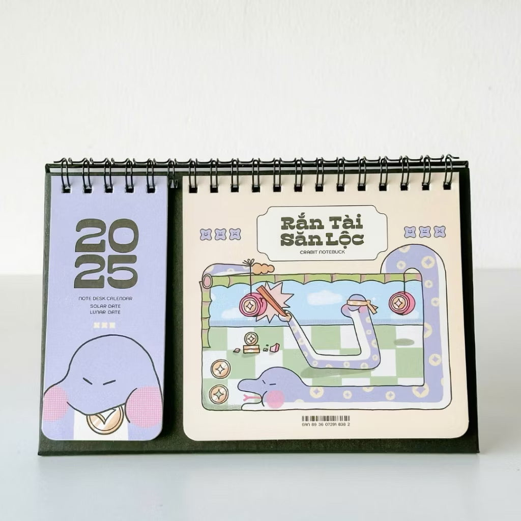 [Pre-order] 2025 Desk Calendar with Notes and Lunar Calendar Snake Hunting