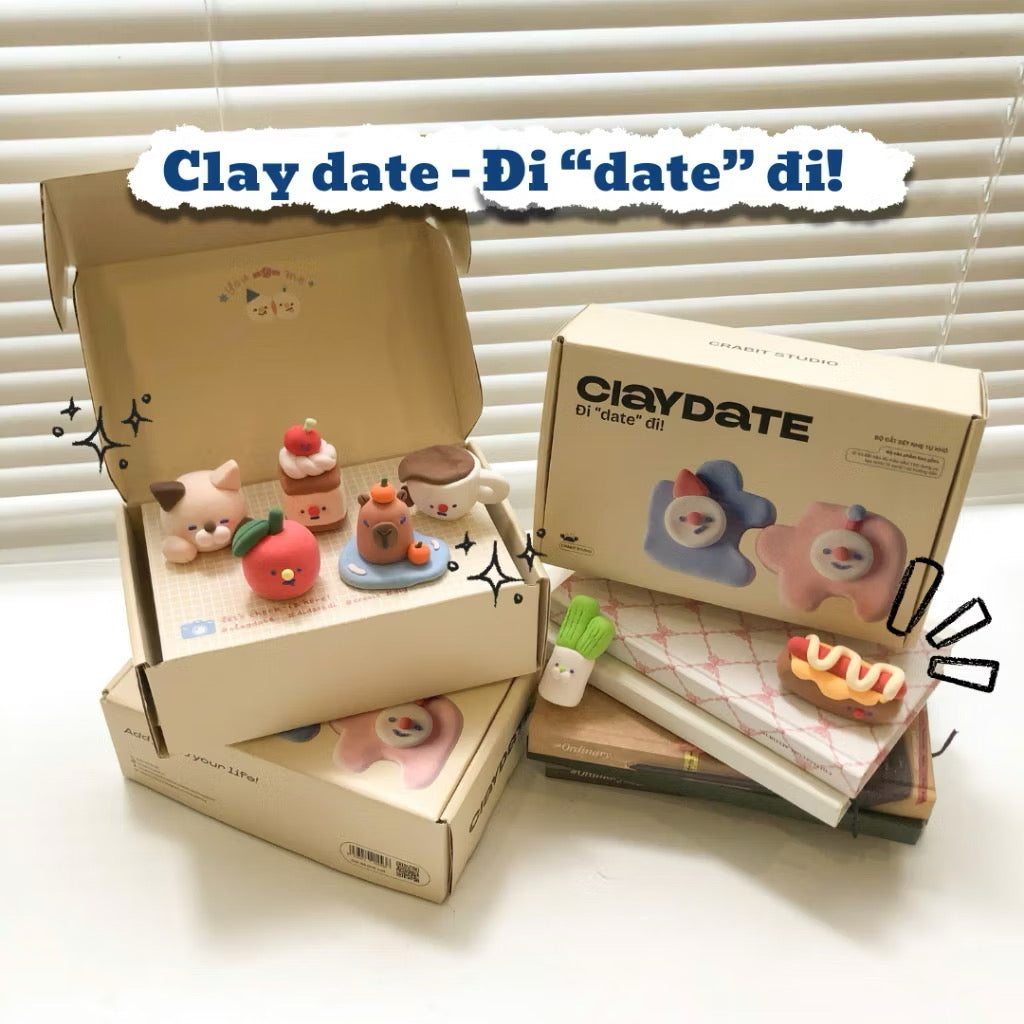 [Pre-order] DIY Clay Set, Super Light Self-drying Clay with Tools, Handmade Toy Set