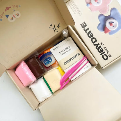 DIY Clay Set, Super Light Self-drying Clay with Tools, Handmade Toy Set