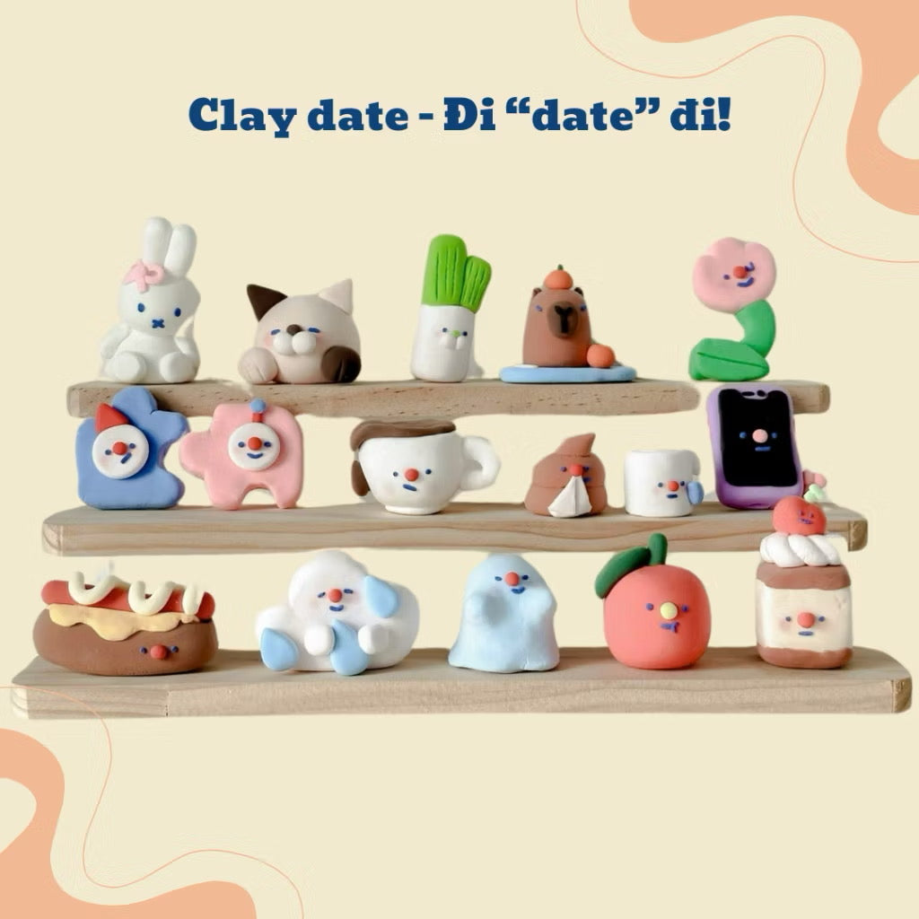 DIY Clay Set, Super Light Self-drying Clay with Tools, Handmade Toy Set