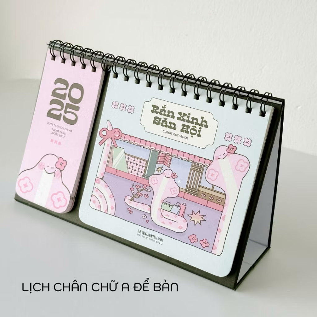 [Pre-order] 2025 Desk Calendar with Notes and Lunar Calendar Snake Hunting