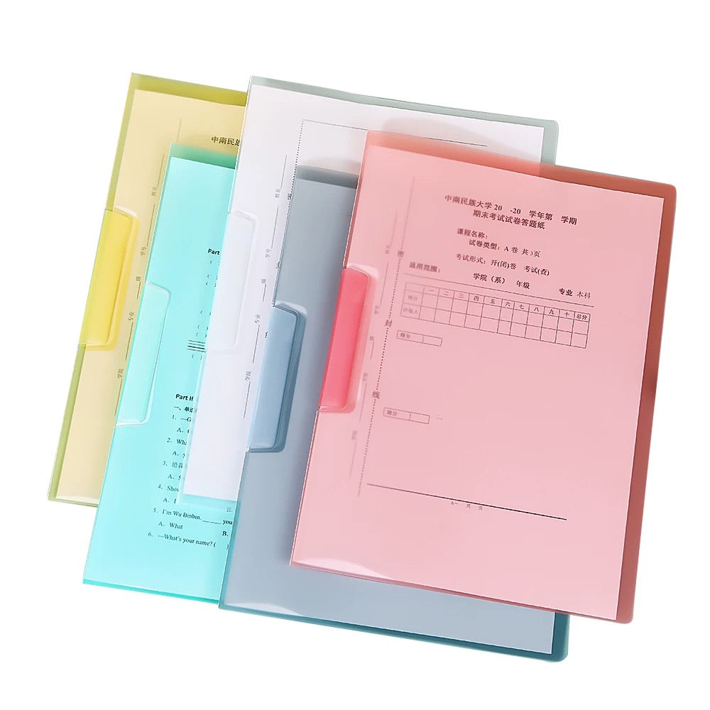 Student Document Holder, Archival File Cover, Spine