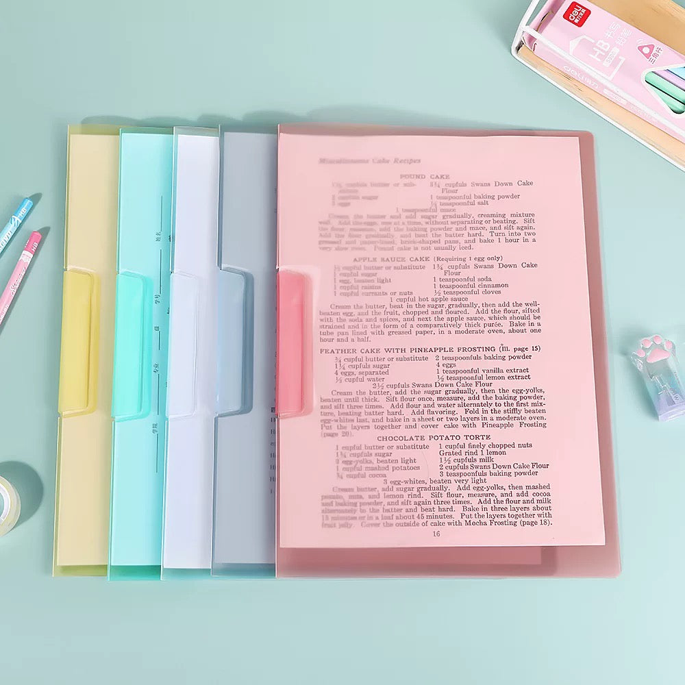 Student Document Holder, Archival File Cover, Spine