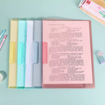 Student Document Holder, Archival File Cover, Spine