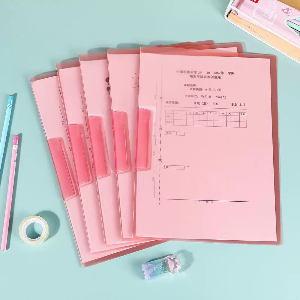 Student Document Holder, Archival File Cover, Spine