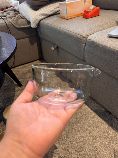 Katakuchi Clear Chawan (4 styles)