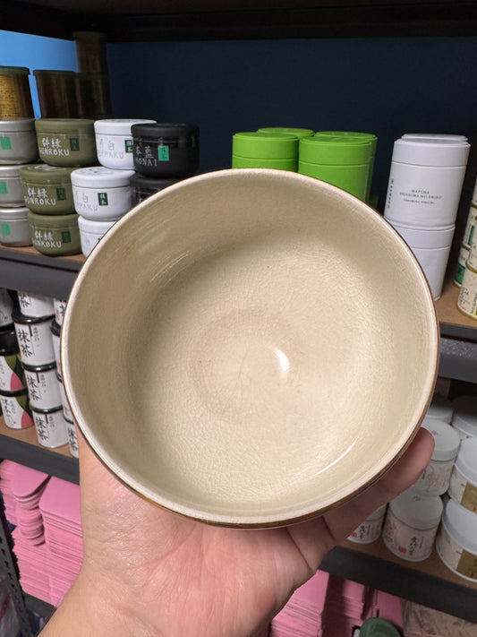 White Flower Chawan