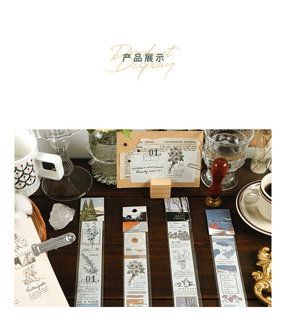Series Japanese Paper Long Tape Collection - Notebook Decoration, Materrial Film