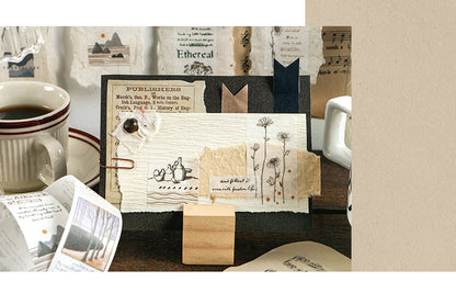 Series Japanese Paper Long Tape Collection - Notebook Decoration, Materrial Film