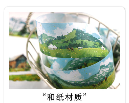 Series Paper Tape Wilderness, Mountain, Snow-capped and Forest 6cm*35cm*2m