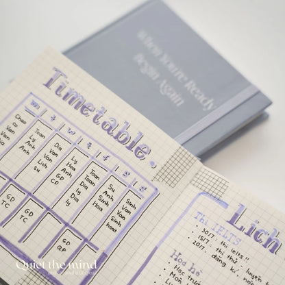 Square Grid Notebook 130gsm 144 Pages - Purple