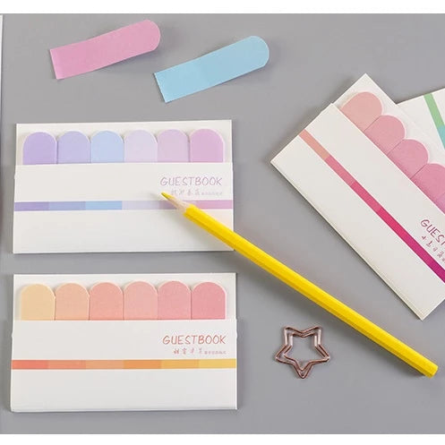 Guestbook Note Paper, Cute Pastel Color Note Paper