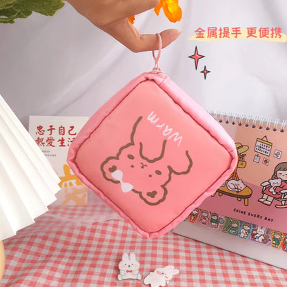 Cute Cartoon Waterproof Pads Bag