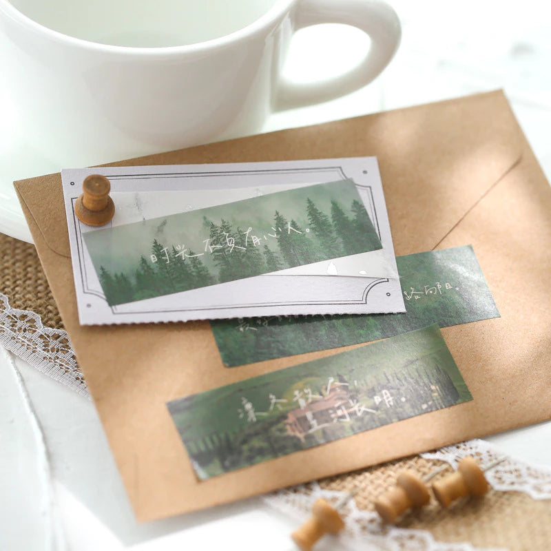 Creative DIY Notebook Scenery Decoration Stickers