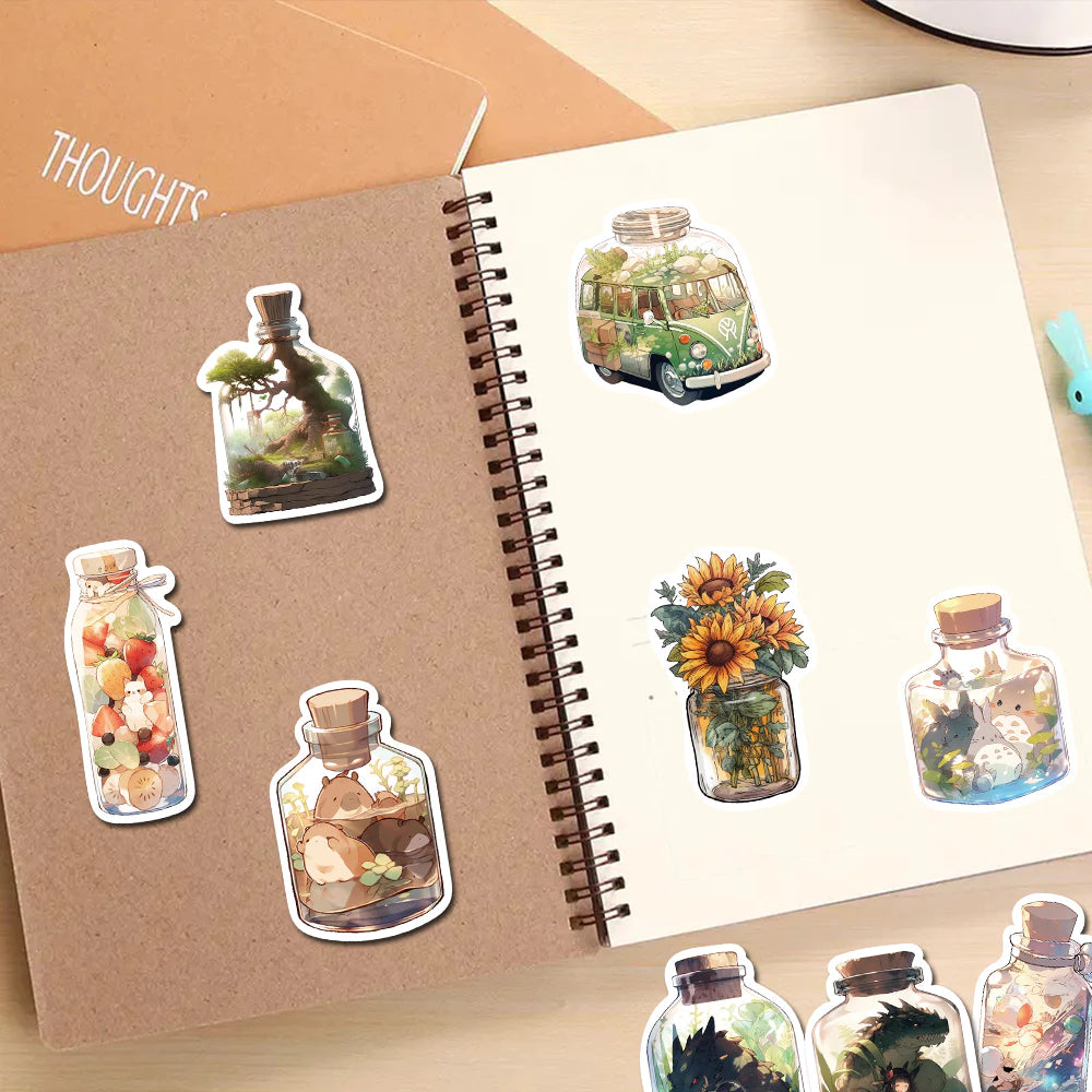 Set of 50/60/72pcs Multiple Type Sticker Waterproof to Decorate Suitcase, Phone, Ipad, Latop