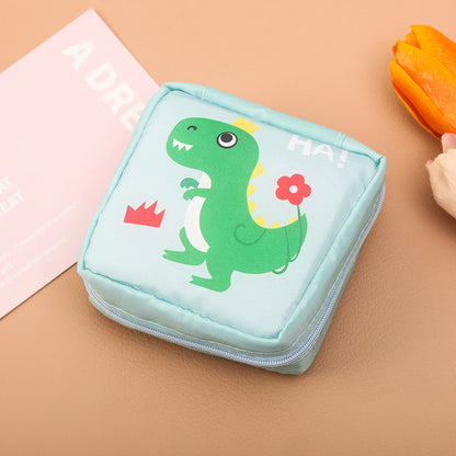 Cute Cartoon Waterproof Pads Bag