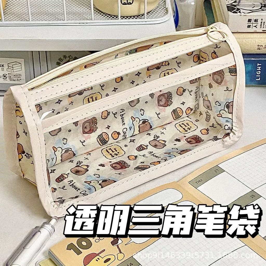 Pen Case Large Capacity Pen Bag Korean Style For Students