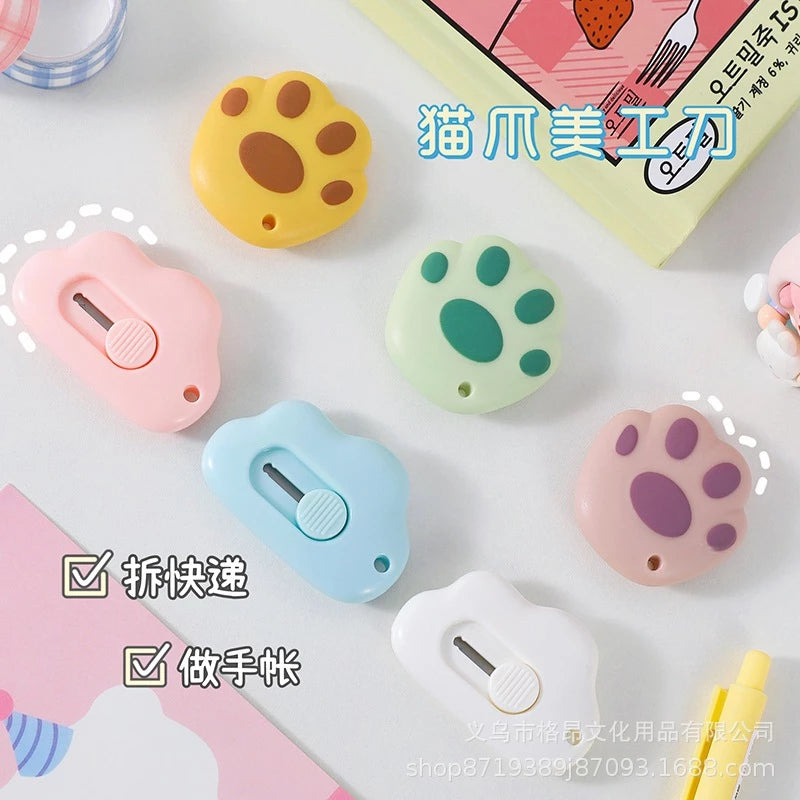 High Quality Cute Cat Paw Shaped Mini Paper Cutter