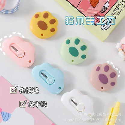 High Quality Cute Cat Paw Shaped Mini Paper Cutter