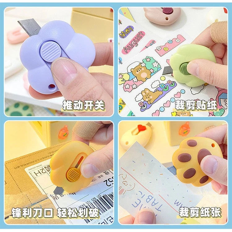 High Quality Cute Cat Paw Shaped Mini Paper Cutter