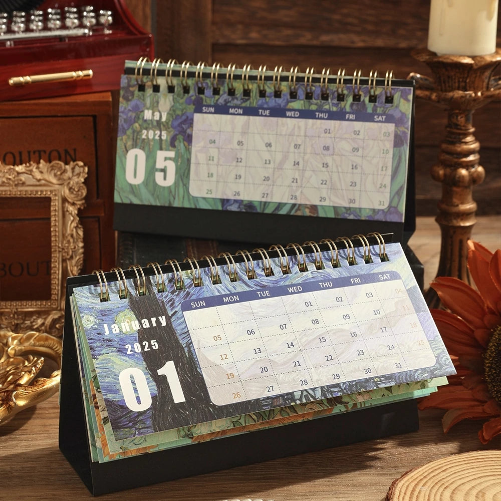 2025 Desk Mini Calendar for Daily Monthly Planning